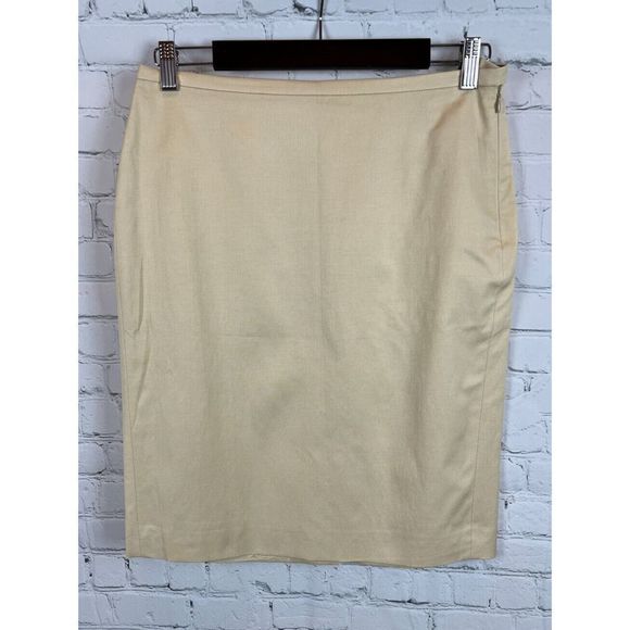 PAUL SMITH women cream ivory half-lined classic jacket skirt suit size 44 8 NWOT - Picture 13 of 16